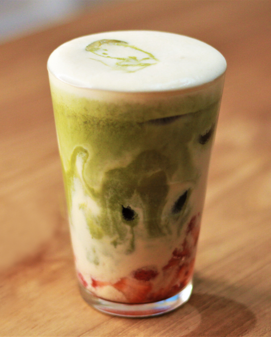 Matcha Strawberry Latte